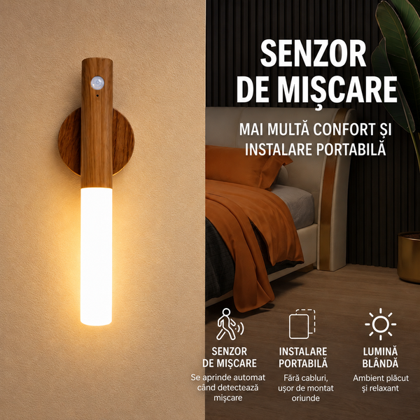 Lumină Inteligentă cu Senzor